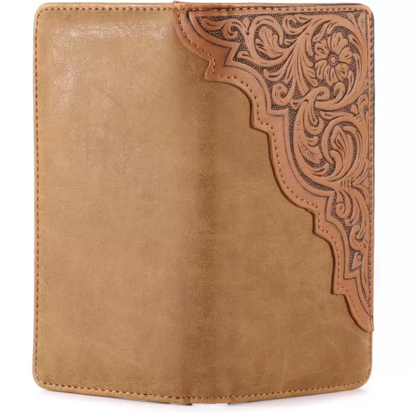 Montana West Men's Wallet Long Bifold Western Wallet Extra Capacity with Multiple Card Slots MW-606BK