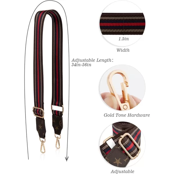 Montana West Purse Straps Crossbody Handbag Replacement Strap Adjustable Wide Straps Multicolor