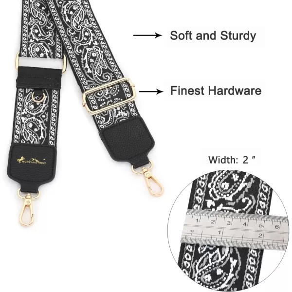 Montana West Purse Straps Crossbody Handbag Replacement Strap Adjustable Wide Straps Multicolor