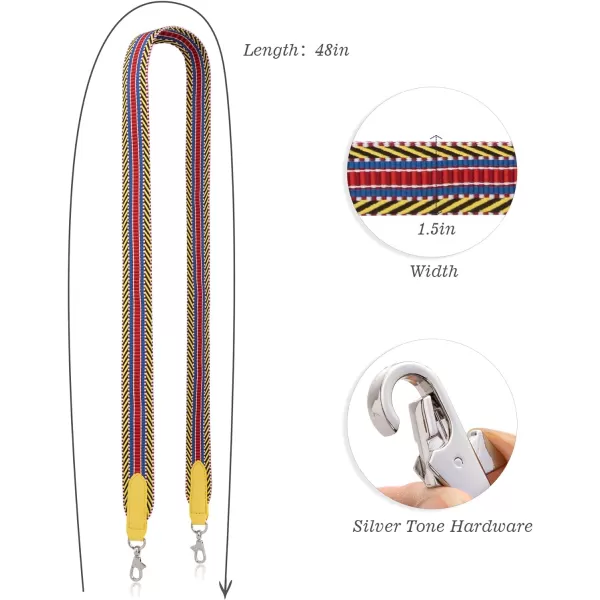 Montana West Purse Straps Crossbody Handbag Replacement Strap Adjustable Wide Straps Multicolor