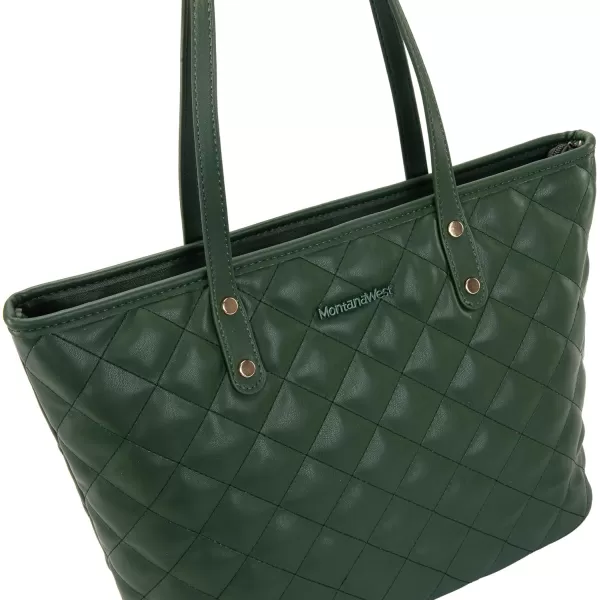 Montana West Quilted Handbag for Women Tote Purse Shoulder Bag Large Fashion Hobo Purse