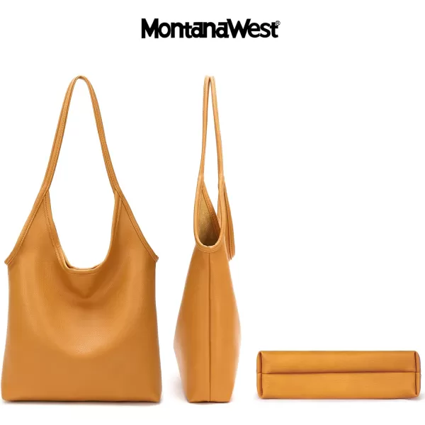 Montana West Slouchy Hobo Bags for Women Soft Designer Shoulder Purses Ladies Top Handle Handbag