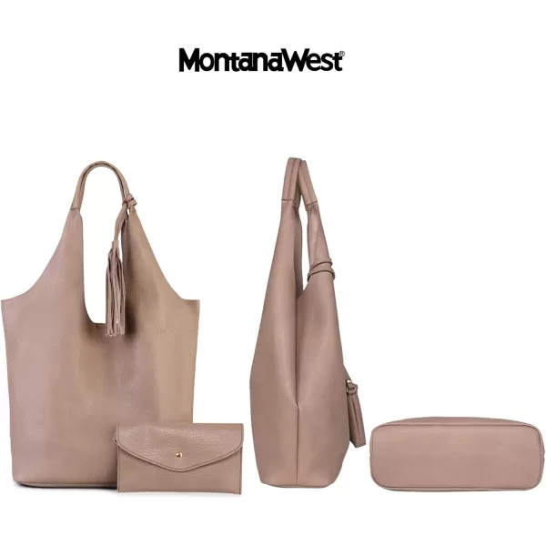 Montana West Slouchy Hobo Bags for Women Soft Designer Shoulder Purses Ladies Top Handle Handbag