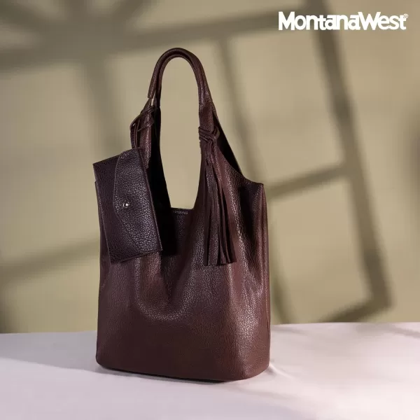 Montana West Slouchy Hobo Bags for Women Soft Designer Shoulder Purses Ladies Top Handle Handbag