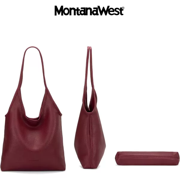 Montana West Slouchy Hobo Bags for Women Soft Designer Shoulder Purses Ladies Top Handle Handbag