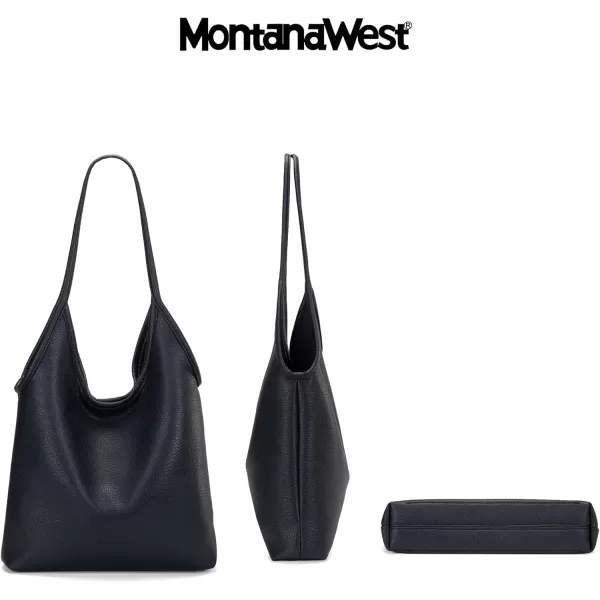 Montana West Slouchy Hobo Bags for Women Soft Designer Shoulder Purses Ladies Top Handle Handbag