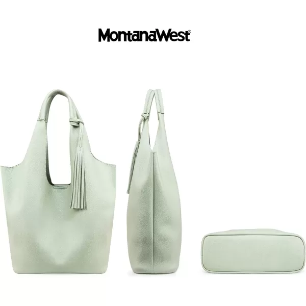 Montana West Slouchy Hobo Bags for Women Soft Designer Shoulder Purses Ladies Top Handle Handbag