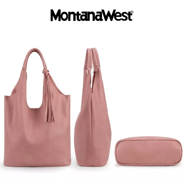 Montana West Slouchy Hobo Bags for Women Soft Designer Shoulder Purses Ladies Top Handle Handbag