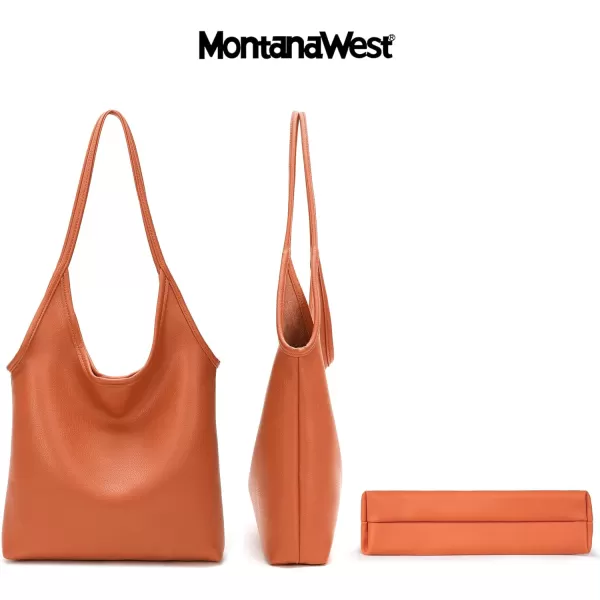 Montana West Slouchy Hobo Bags for Women Soft Designer Shoulder Purses Ladies Top Handle Handbag