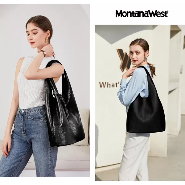 Montana West Slouchy Hobo Bags for Women Soft Designer Shoulder Purses Ladies Top Handle Handbag