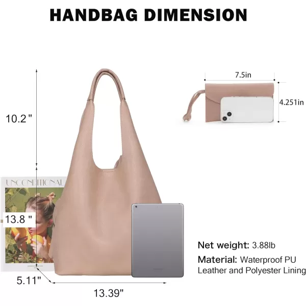 Montana West Slouchy Hobo Bags for Women Soft Designer Shoulder Purses Ladies Top Handle Handbag