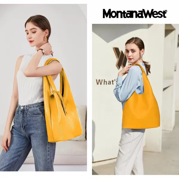 Montana West Slouchy Hobo Bags for Women Soft Designer Shoulder Purses Ladies Top Handle Handbag