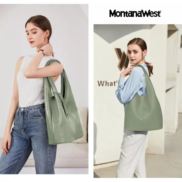 Montana West Slouchy Hobo Bags for Women Soft Designer Shoulder Purses Ladies Top Handle Handbag