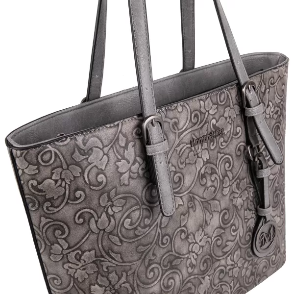 Montana West Tote Bag for Women Large Purse and Handbags Set Embossed Collection Purse 2Pcs Set