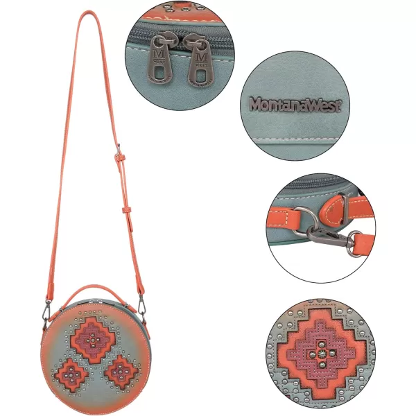 Montana West Western Aztec Collection Tote Handbag Wristlet Clutch Shoulder Bag for Women