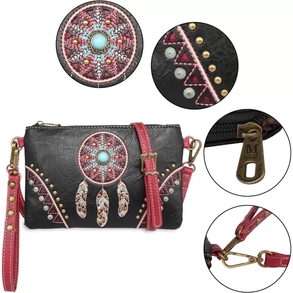 Montana West Western Aztec Collection Tote Handbag Wristlet Clutch Shoulder Bag for Women