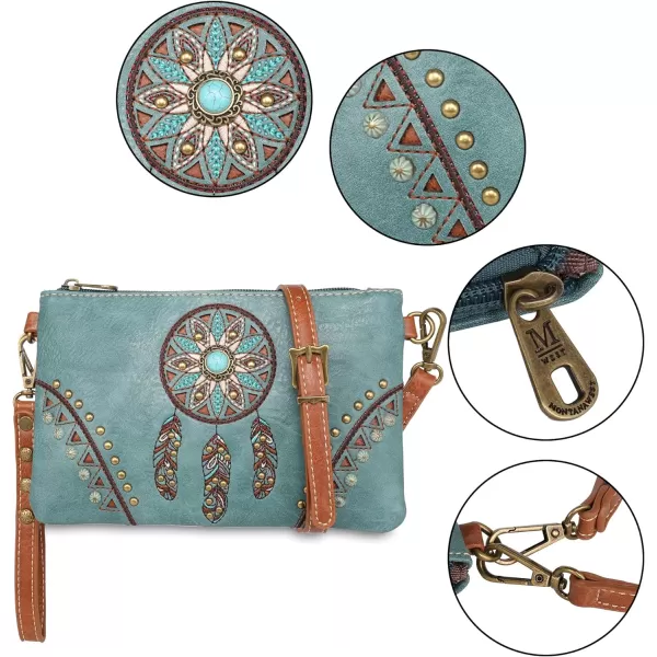 Montana West Western Aztec Collection Tote Handbag Wristlet Clutch Shoulder Bag for Women