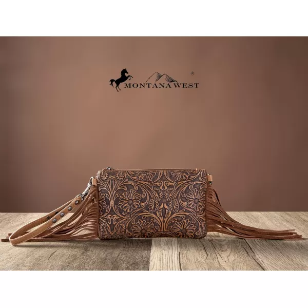 Montana West Western Purse for Women Crossbody Bag Wristlet Clutch Purse