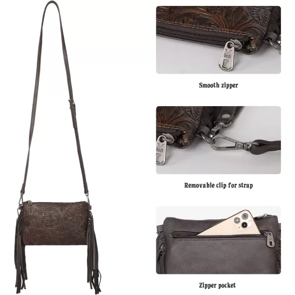 Montana West Western Purse for Women Crossbody Bag Wristlet Clutch Purse