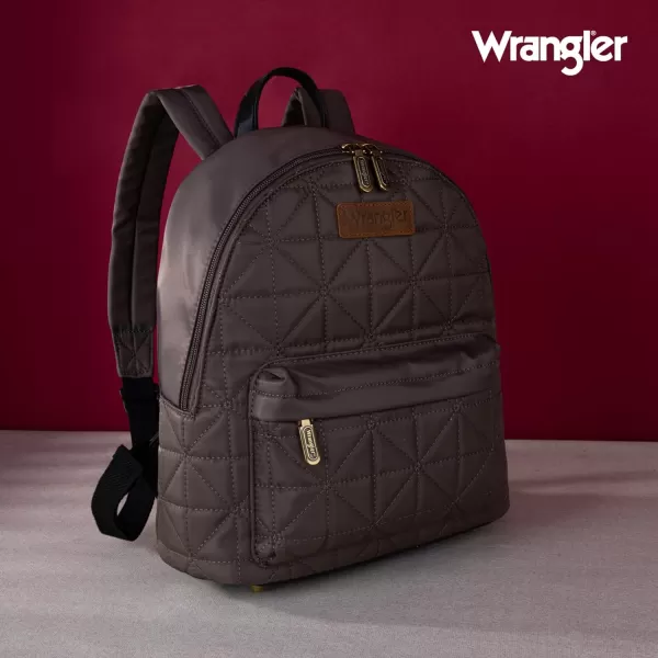 Montana West × Wrangler Backpack Purse for Women Quilted Backpack for Casual Travel Trip