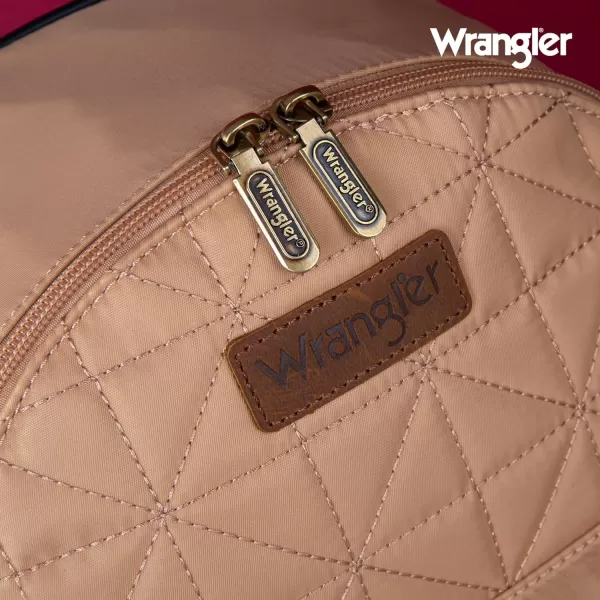 Montana West × Wrangler Backpack Purse for Women Quilted Backpack for Casual Travel Trip