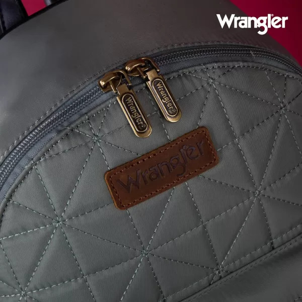 Montana West × Wrangler Backpack Purse for Women Quilted Backpack for Casual Travel Trip