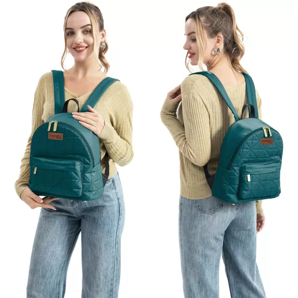 Montana West × Wrangler Backpack Purse for Women Quilted Backpack for Casual Travel Trip