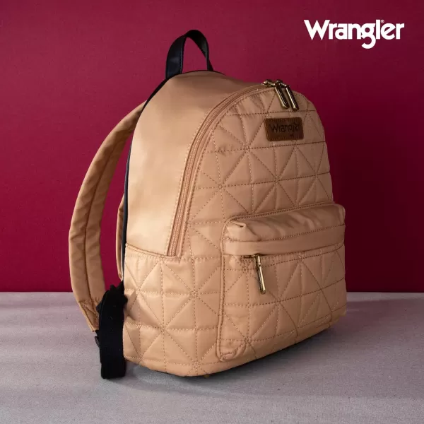 Montana West × Wrangler Backpack Purse for Women Quilted Backpack for Casual Travel Trip