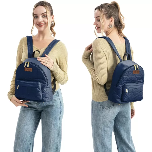 Montana West × Wrangler Backpack Purse for Women Quilted Backpack for Casual Travel Trip