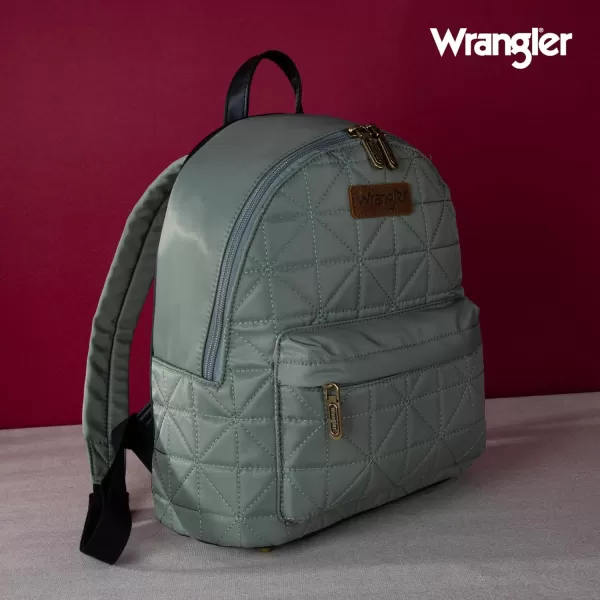 Montana West × Wrangler Backpack Purse for Women Quilted Backpack for Casual Travel Trip