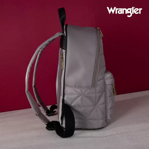 Montana West × Wrangler Backpack Purse for Women Quilted Backpack for Casual Travel Trip