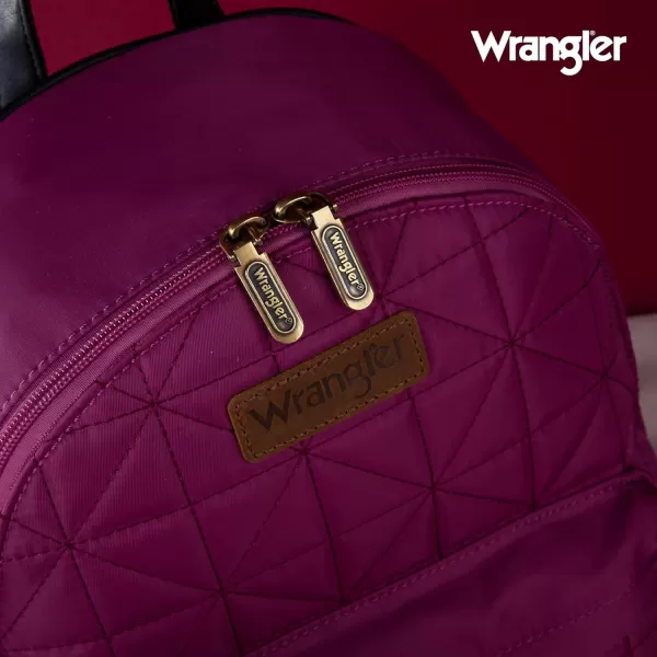 Montana West × Wrangler Backpack Purse for Women Quilted Backpack for Casual Travel Trip