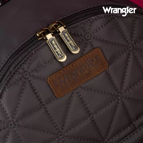 Montana West × Wrangler Backpack Purse for Women Quilted Backpack for Casual Travel Trip