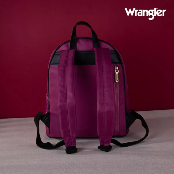 Montana West × Wrangler Backpack Purse for Women Quilted Backpack for Casual Travel Trip