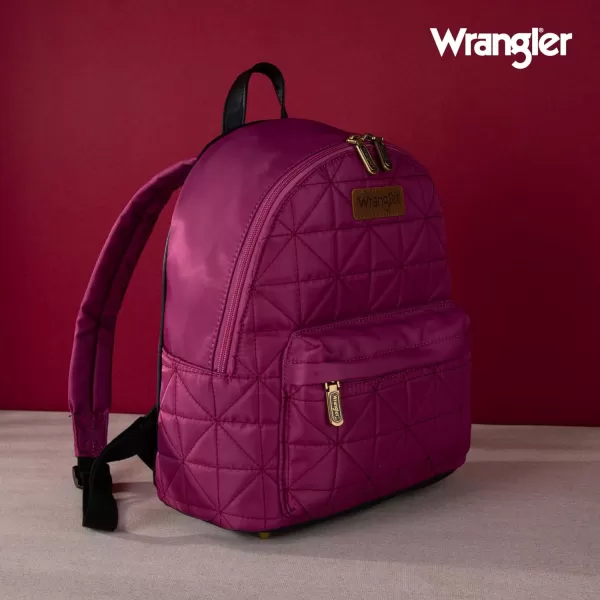 Montana West × Wrangler Backpack Purse for Women Quilted Backpack for Casual Travel Trip