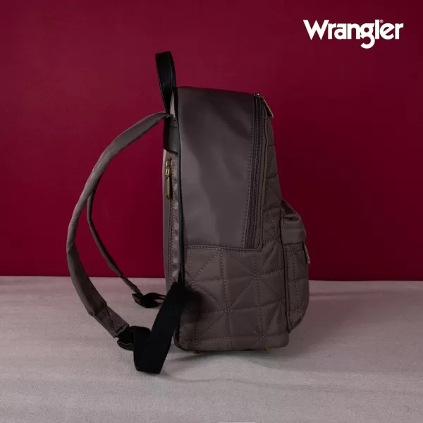 Montana West × Wrangler Backpack Purse for Women Quilted Backpack for Casual Travel Trip