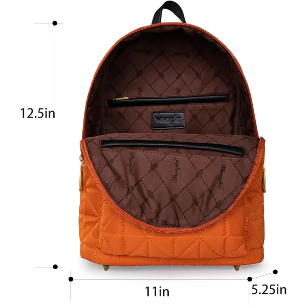 Montana West × Wrangler Backpack Purse for Women Quilted Backpack for Casual Travel Trip