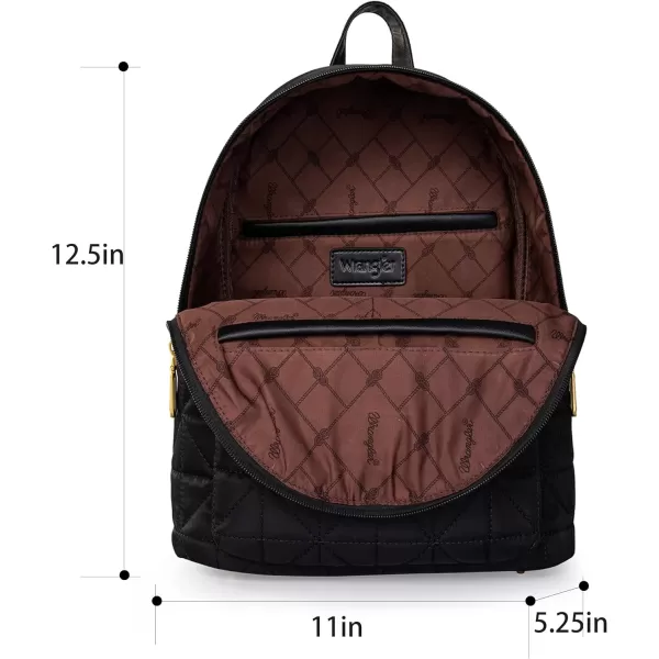 Montana West × Wrangler Backpack Purse for Women Quilted Backpack for Casual Travel Trip