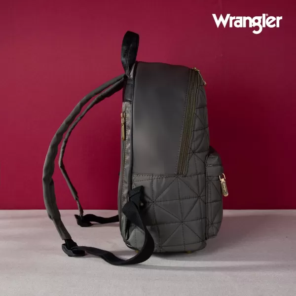 Montana West × Wrangler Backpack Purse for Women Quilted Backpack for Casual Travel Trip