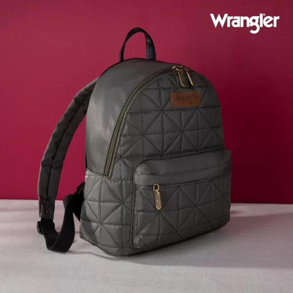 Montana West × Wrangler Backpack Purse for Women Quilted Backpack for Casual Travel Trip