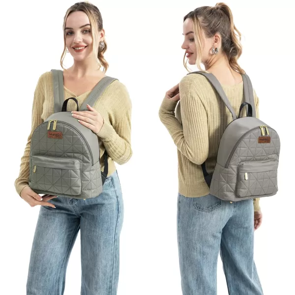 Montana West × Wrangler Backpack Purse for Women Quilted Backpack for Casual Travel Trip