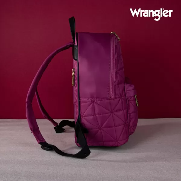 Montana West × Wrangler Backpack Purse for Women Quilted Backpack for Casual Travel Trip