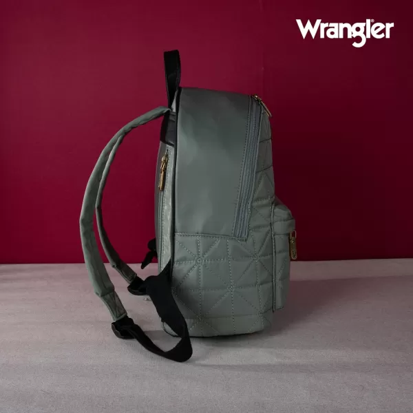 Montana West × Wrangler Backpack Purse for Women Quilted Backpack for Casual Travel Trip