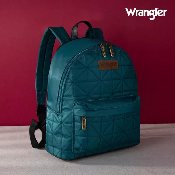 Montana West × Wrangler Backpack Purse for Women Quilted Backpack for Casual Travel Trip