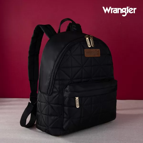 Montana West × Wrangler Backpack Purse for Women Quilted Backpack for Casual Travel Trip