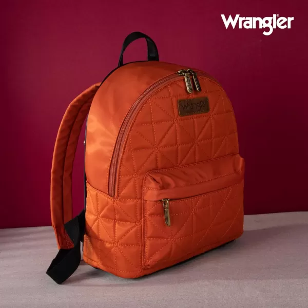 Montana West × Wrangler Backpack Purse for Women Quilted Backpack for Casual Travel Trip