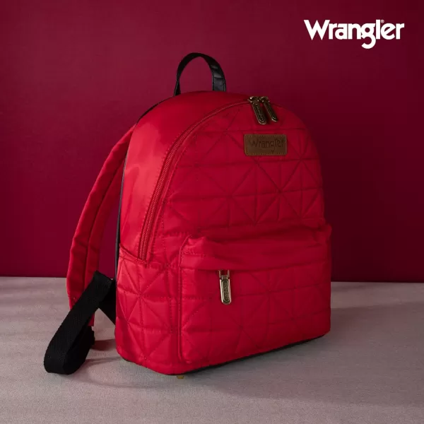 Montana West × Wrangler Backpack Purse for Women Quilted Backpack for Casual Travel Trip