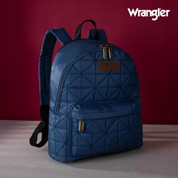 Montana West × Wrangler Backpack Purse for Women Quilted Backpack for Casual Travel Trip