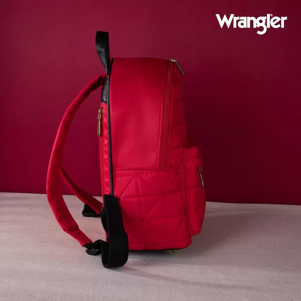 Montana West × Wrangler Backpack Purse for Women Quilted Backpack for Casual Travel Trip