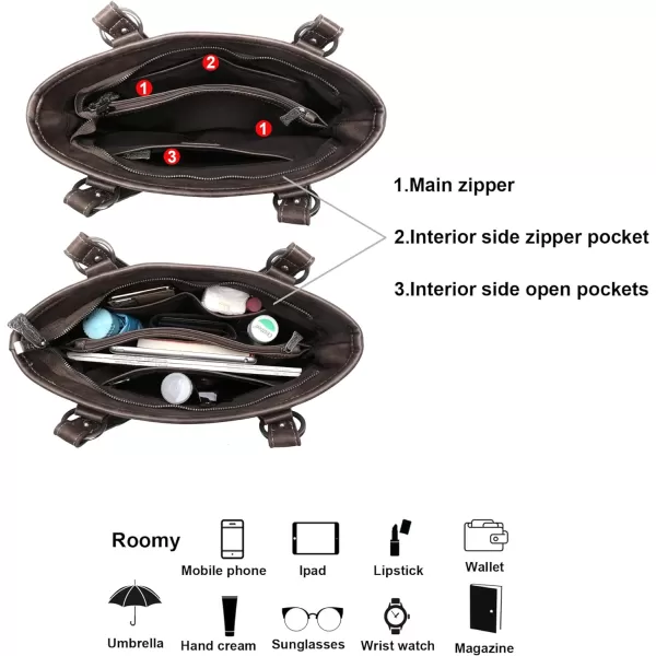 Trinity Ranch Western Tote Bag for Women Genuine Hair-On Cowhide Collection Handbag Conceal Carry Purse